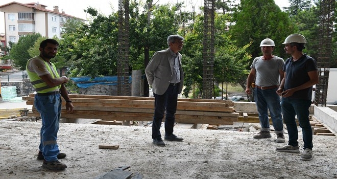 Yeni Hizmet Binasının Yapımı Devam Ediyor