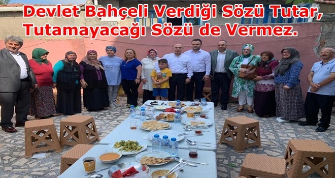 MHP verdiği sözü tuttu