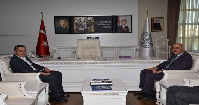Kaymakam Aksoy´dan Başkan Acar´a İadeyi Ziyaret