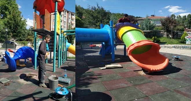 Kızılcahamam´ın Parkları Yenileniyor