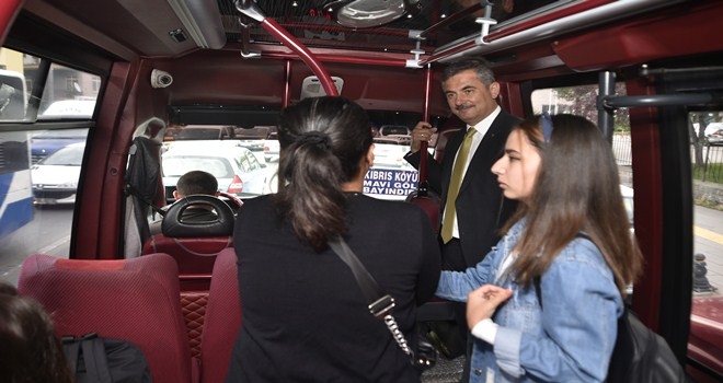 Mesaiye dolmuşla gitti