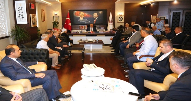 ZABITADAN BAŞKAN ALTINOK´A ANLAMLI ZİYARET