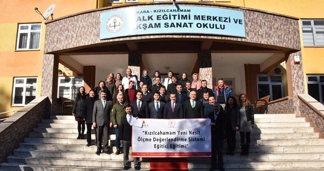 Yeni Nesil Ölçme Değerlendirme Sistemi Eğitici Eğitimine Katılan Öğretmenlere Sertifikaları Verildi