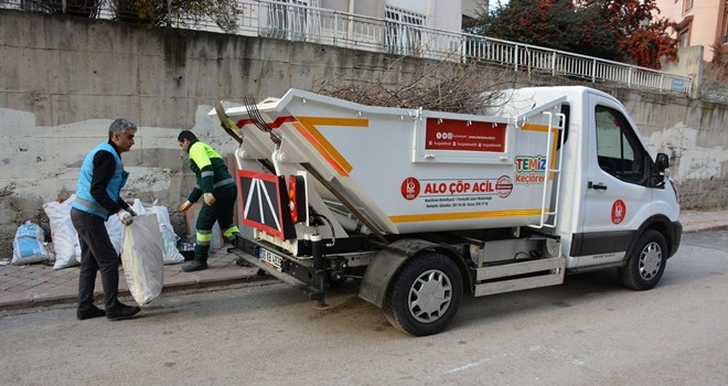 KEÇİÖREN BELEDİYESİNİN TÜM BİRİMLERİ ARALIKSIZ ÇALIŞIYOR