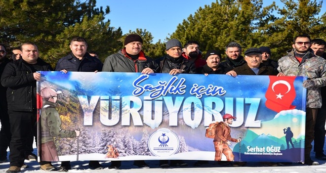 1250 metrede sağlıklı yaşam yürüyüşü
