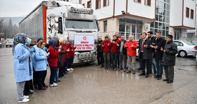 Yardım Tırı Yola Çıktı