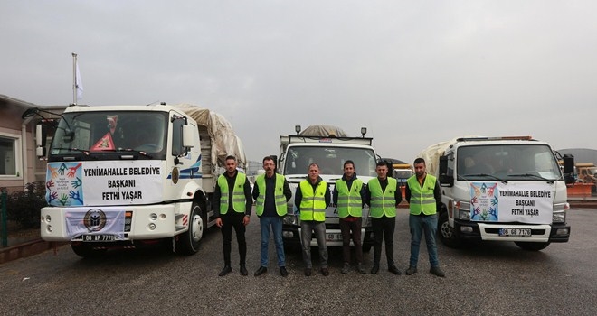 Yenimahalle´nin yardım eli deprem bölgesinde
