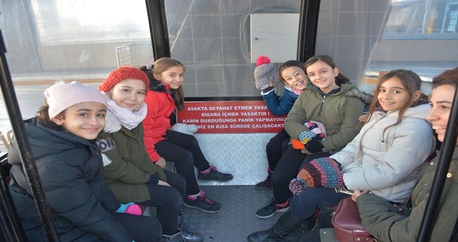 TELEFERİĞE BİNMEYEN ÇOCUK KALMASIN
