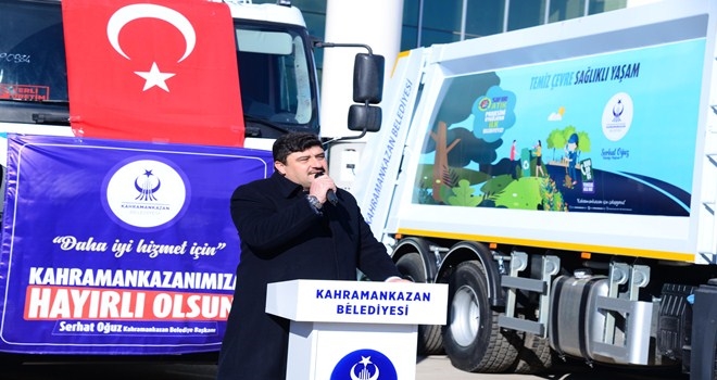Kahramankazan Belediyesi araç filosuna taze kan 