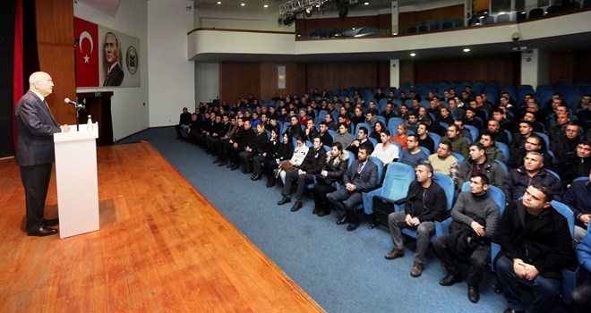 Yaşar güvenlik personeliyle bir araya geldi