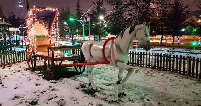 KAR MANZARALARI HAYRAN BIRAKTI 