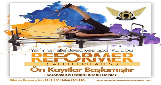 Yenimahalle´de aletli pilates eğitimleri başlıyor
