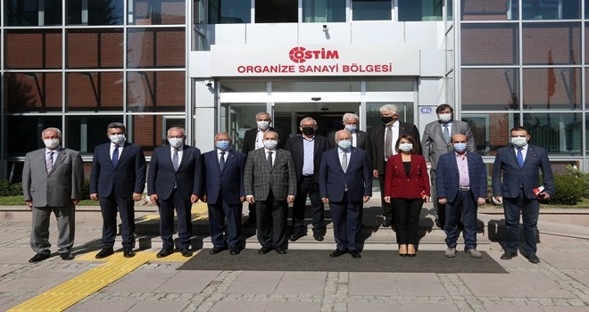 Başkan Yaşar´dan OSTİM´e moral ziyareti 
