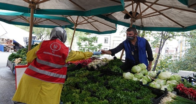 KEÇİÖREN´DE ÖZ KAYNAKLARLA DEZENFEKTAN ÜRETİLİP DAĞITILIYOR