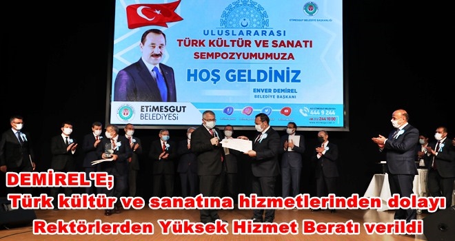 DEMİREL´E YÜKSEK HİZMET BERATI
