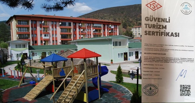 Kızılcahamam Belediyesi Güvenli Turizm Sertifikasını aldı