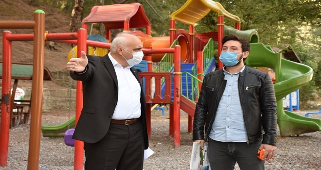 Başkan Acar, Parkları Denetledi