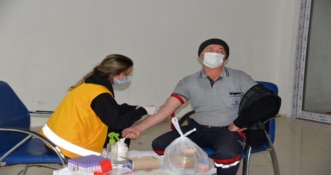 Başkan Oğuz mesai arkadaşlarının sağlığıyla yakından ilgileniyor 