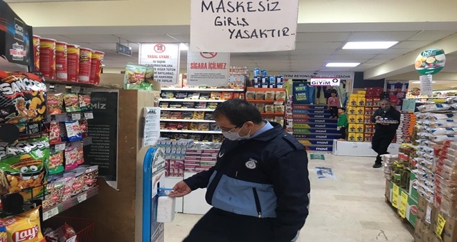Kızılcahamam Zabıtasından Koronavirüs Denetimi