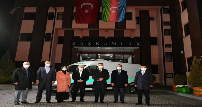 Mamak Belediyesi´nden Şereflikoçhisar Belediyesi´ne Cenaze Aracı Desteği