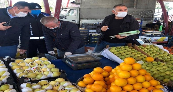 Zabıtadan hileli satışa engel