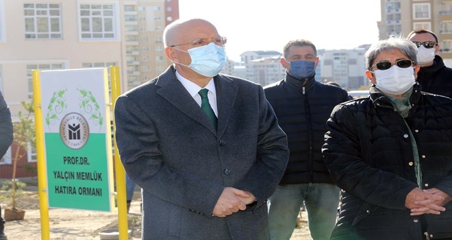 Yalçın Memlük adına hatıra ormanı