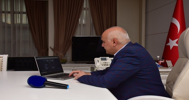 Kaymakam Aksoy ile Başkan Acar,  