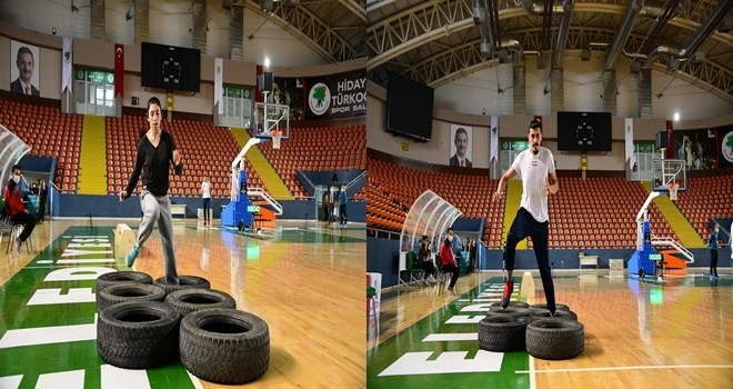 Zabıta adayları spor testinde ter döktü