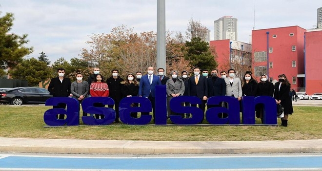 Üniversiteli Gençlerden ASELSAN´a Ziyaret 