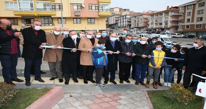 KEÇİÖREN ÇALDIRAN MAHALLESİ YENİ PARKINA KAVUŞTU