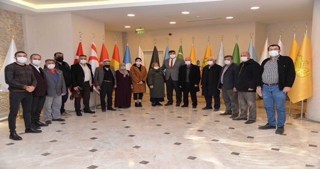 Başkan Oğuz, şehit aileleri ve gazileri ağırladı