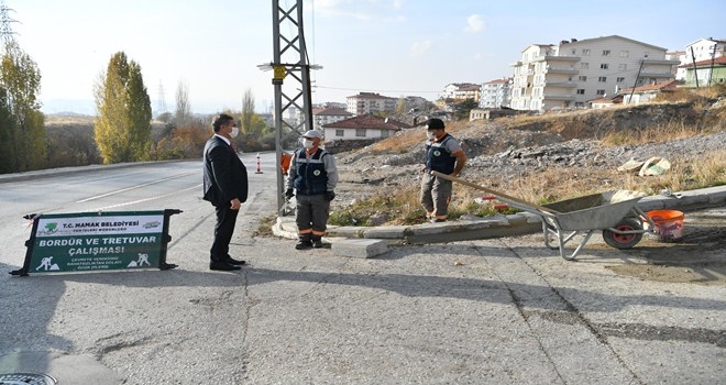 Başkan Köse altyapı çalışmaları yerinde inceledi