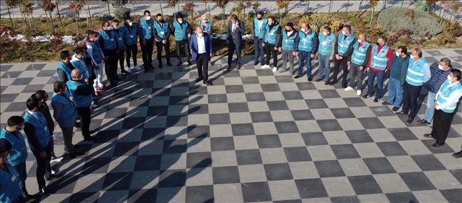 BAŞKAN ALTINOK VEFA GRUBUYLA BULUŞTU 
