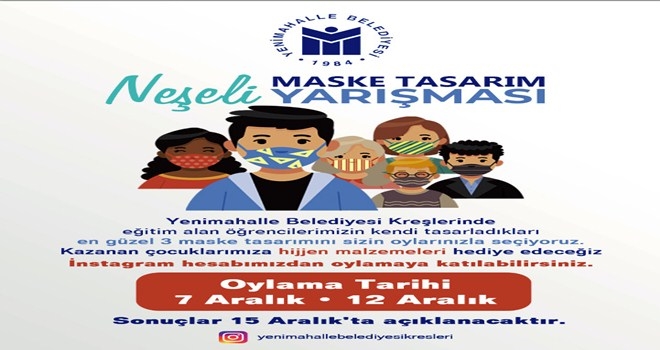 Minik eller maske tasarlıyor