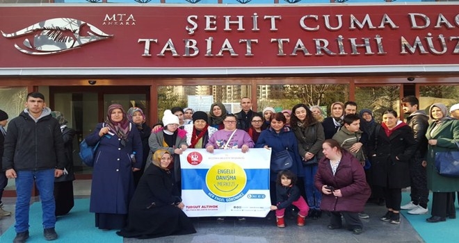 KEÇİÖREN´DE ÖZEL GEREKSİNİMLİ BİREYLER İÇİN MÜZE GEZİSİ  