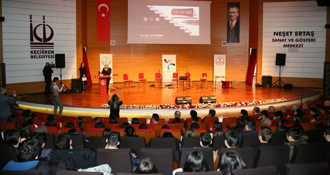 KEÇİÖREN´DEKİ KARİYER FUARINA 35  ÜNİVERSİTE 7 BİN ÖĞRENCİ KATILDI