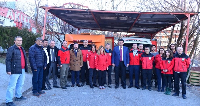 Başkan Oğuz´dan AKUT gönüllülerine ziyaret