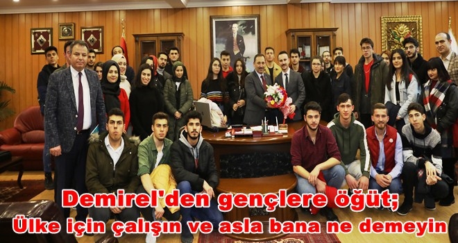 GENÇLERE BAŞKAN TAVSİYELERİ