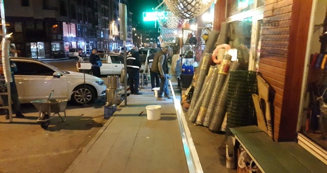 Zabıta Kaldırım İşgaline Çözüm Buldu