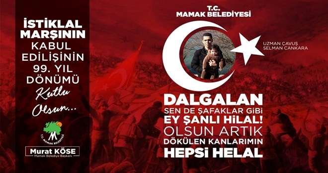 İstiklal Marşı´nın Kabul Yıldönümünde İdlib Şehitleri Unutulmadı
