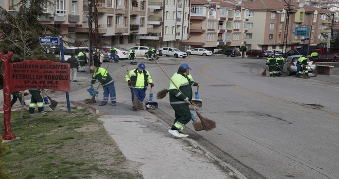 TEMİZLİK ORDUSU KUŞCAĞIZ MAHALLESİNDE