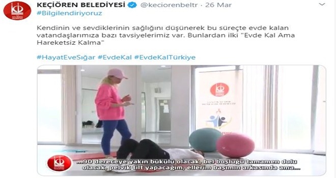SOSYAL MEDYA HESAPLARINDAN EVDE KALAN VATANDAŞLAR BİLGİLENDİRİLİYOR