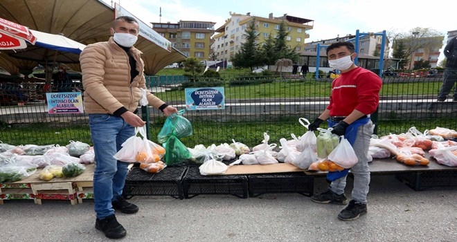 Pazaryerinde dayanışma örneği