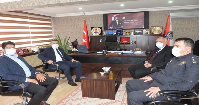 Kaymakam ve Başkandan Polis Haftası Ziyareti