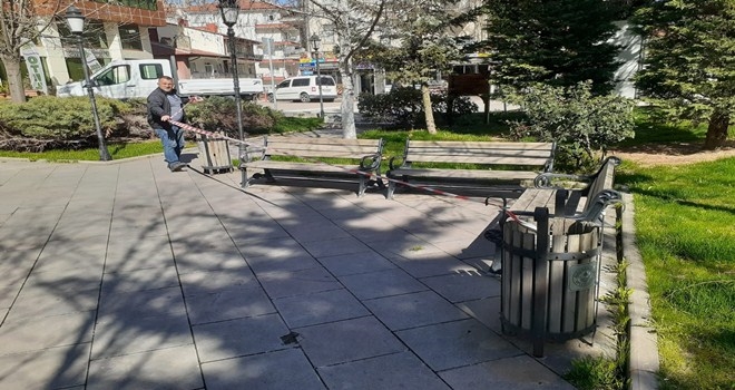 Kızılcahamam parklarına bahar bakımı