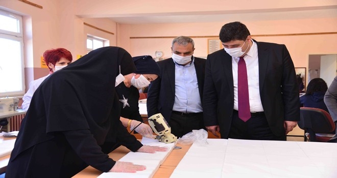 Kahramankazan kendi maskesini kendi üretiyor