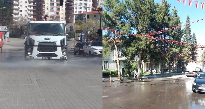 Hafta sonu cadde ve sokaklar dip köşe temizlendi