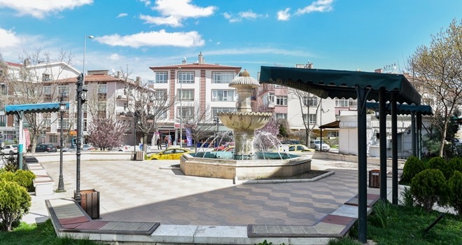 Mamak´ta süs havuzları temizleniyor