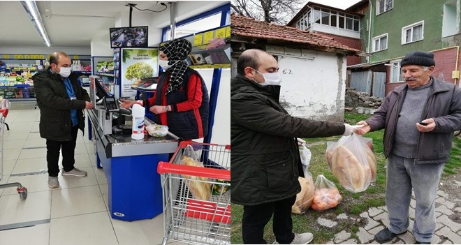 65 Yaş Üstü Vatandaşların Acil İhtiyaçları Karşılanıyor 