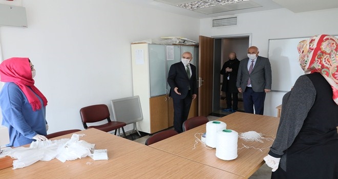 2 GÜNDE 10 BİN ADET MASKE DAĞITILDI